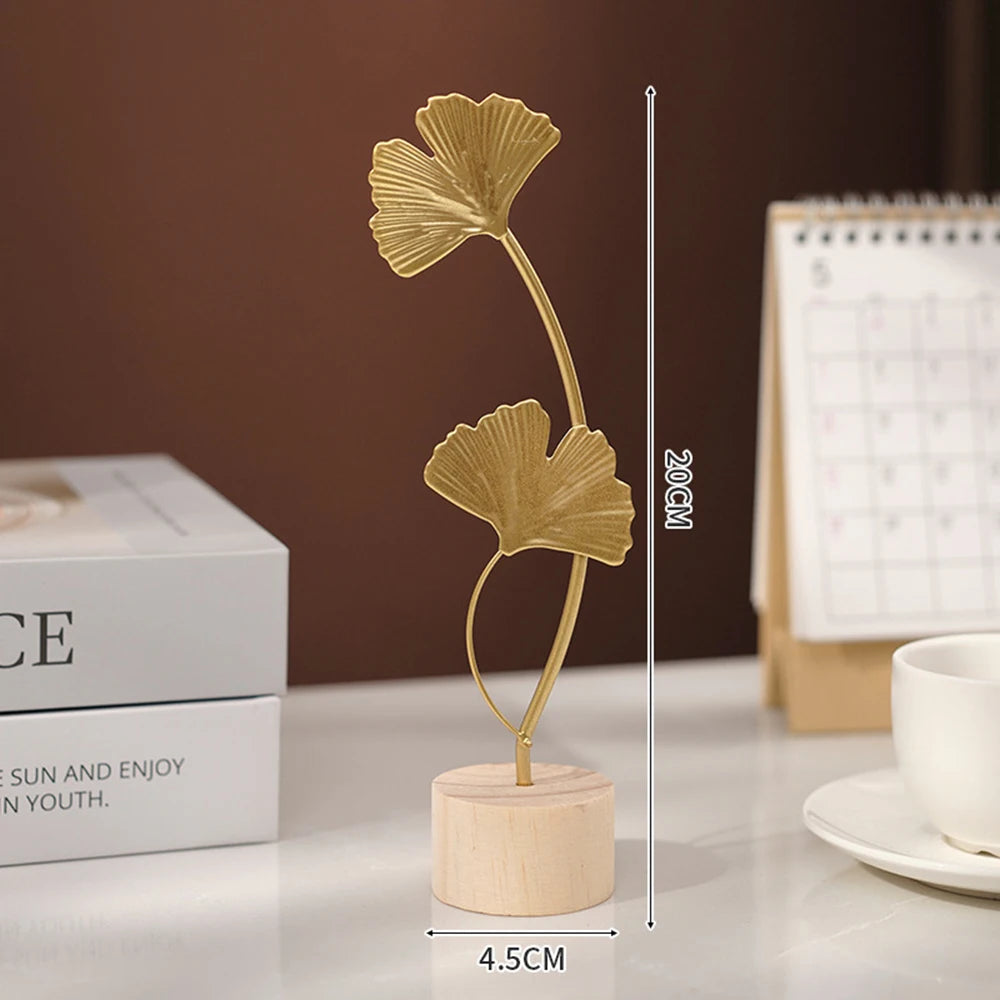 Escultura folha de ginkgo