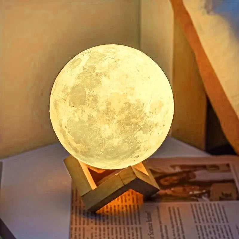 Luminária Lua 3D