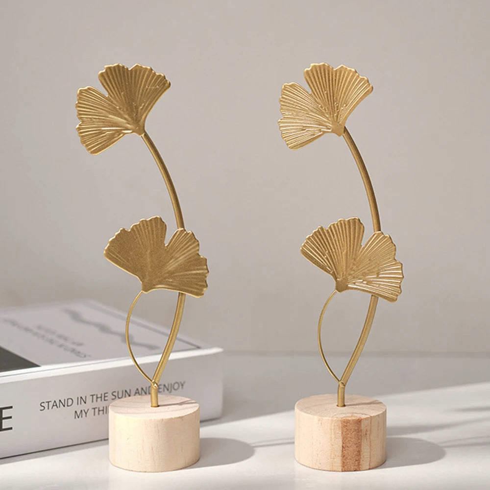 Escultura folha de ginkgo