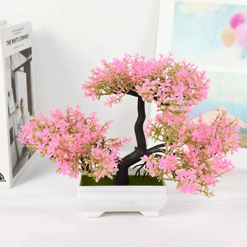 Vaso de planta Bonsai Decorativo Artificial