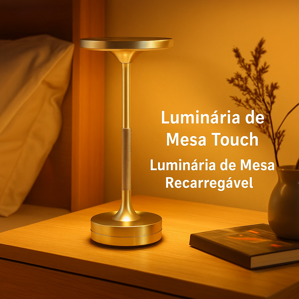 Luminária Touch de Mesa