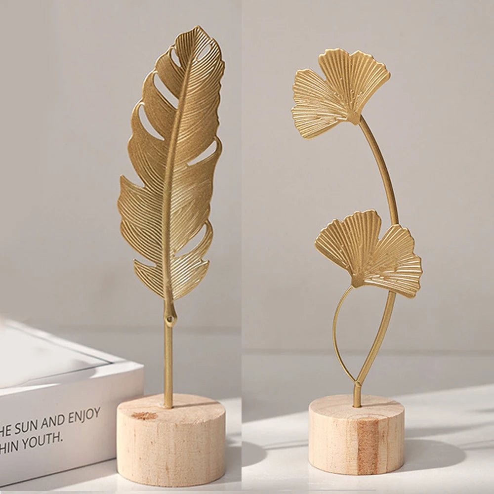 Escultura folha de ginkgo