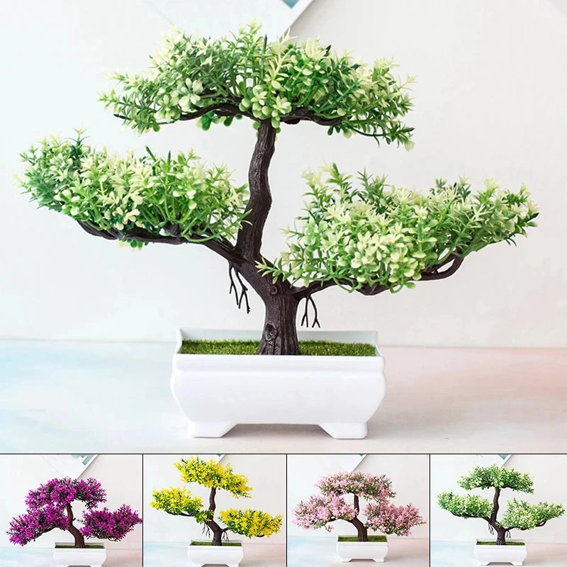 Vaso de planta Bonsai Decorativo Artificial