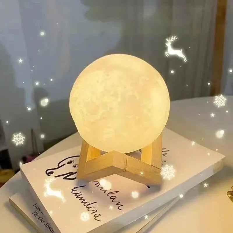 Luminária Lua 3D
