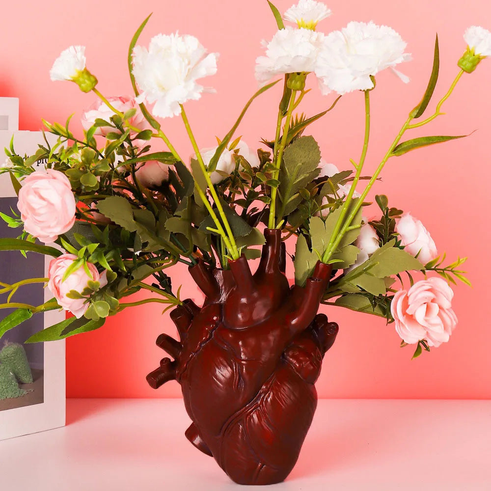 Vaso Para Flores Criativo Coração - Vaso Anatomic Art
