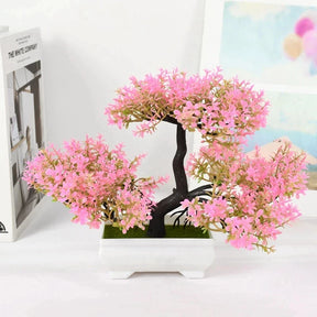 Vaso de planta Bonsai Decorativo Artificial
