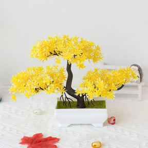 Vaso de planta Bonsai Decorativo Artificial