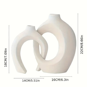 Vaso de cerâmica moderno nórdico