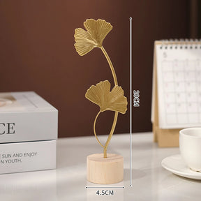 Escultura folha de ginkgo