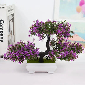 Vaso de planta Bonsai Decorativo Artificial