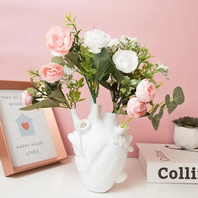 Vaso Para Flores Criativo Coração - Vaso Anatomic Art