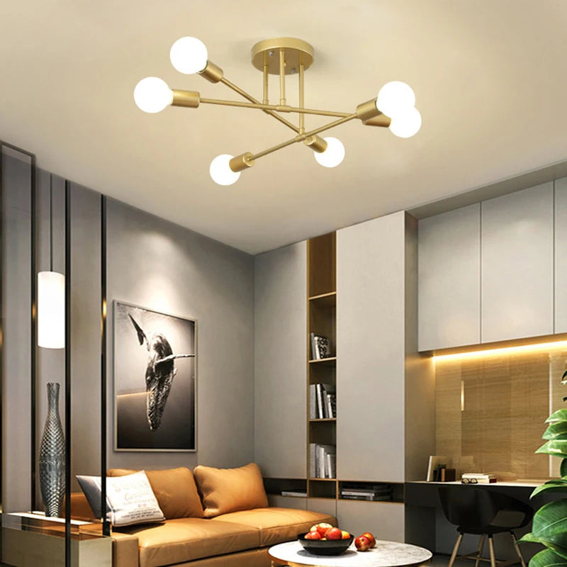 Lustre Nordico Moderno Elegance Lux